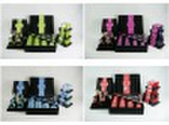 Classic Black PK 4 Pillar Candles and reed diffuse