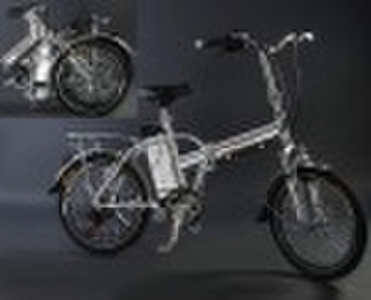 Folding bike with lithium battery