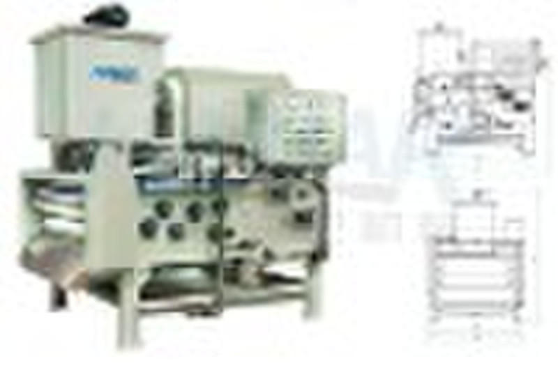 HTA Serie zweistufig Typ Drehtrommel Verdickung d