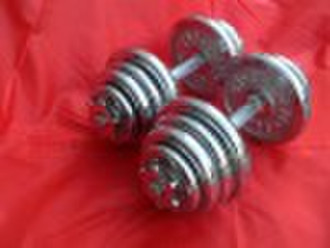 20kg plating silk pole dumbbell