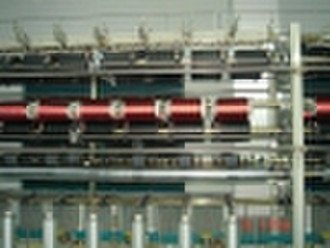 metallic yarn covering machine