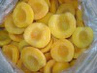 frozen yellow peach food