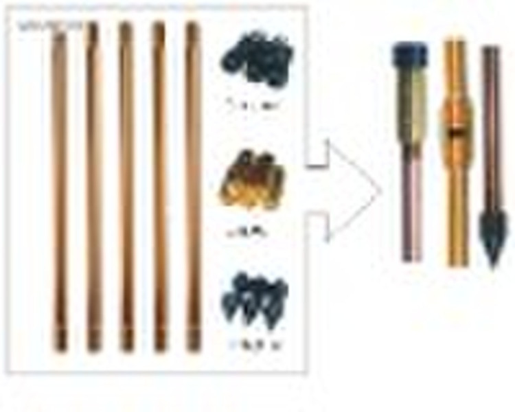 Sectional ground rod