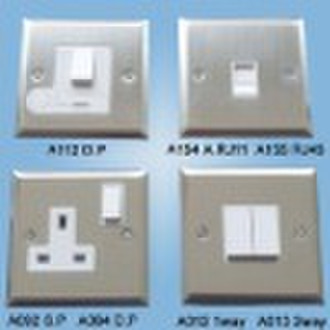 Step Satin Stainless Wall Switch