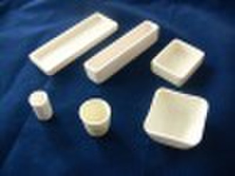 Alumina crucible, crucible