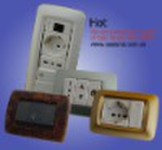 10A italian range electric socket outlet