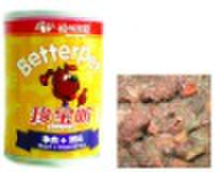 pet food-beef and vegetable can