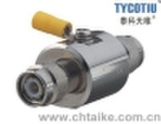 TNC gas tube discharge coaxial surge arrester