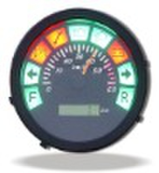 Speedometer and Odometer / Tachometer and Hour met