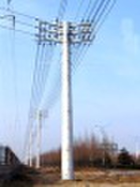 Thin-walled concrete pipe tower