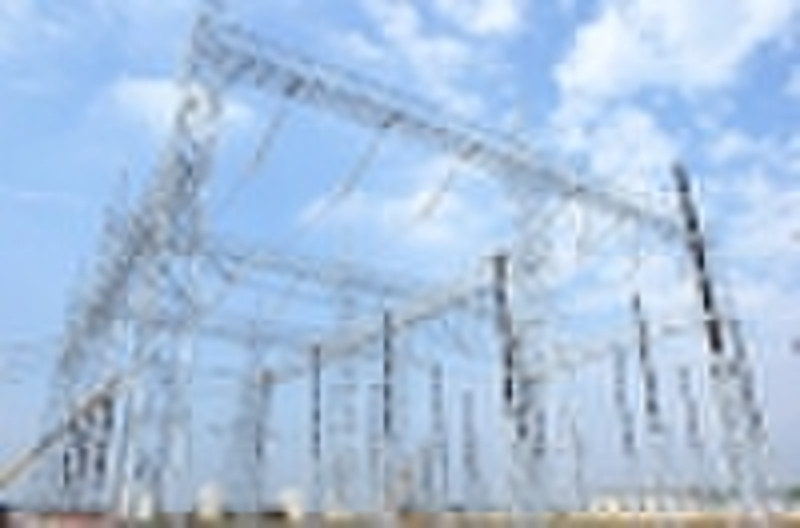 Steel structure of 1000kV Substation