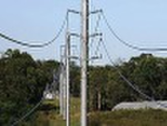 110KV Single Circuit Steel Power Pole