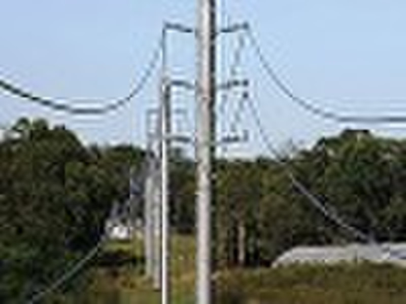 110KV Single Circuit Steel Power Pole