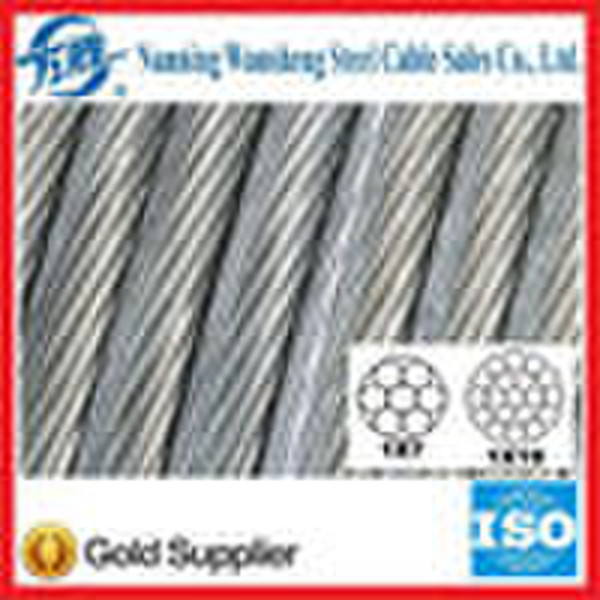 Galvanized steel wire strand