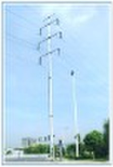 110KV  double circuit straight steel power pole