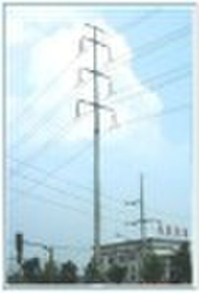 220KV transformation substation steel pole tower s