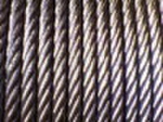 Hot-dip galvanized steel wire rope