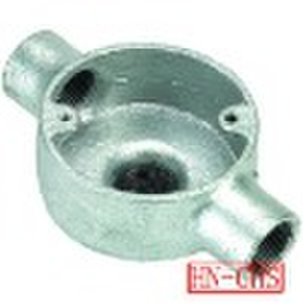 Malleable conduit box & fittings,Galv Back Out