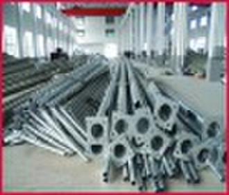 Dual arm lighting pole