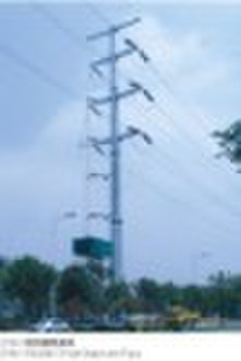 Steel Transmission Poles (220KV, Strain&Dead-e