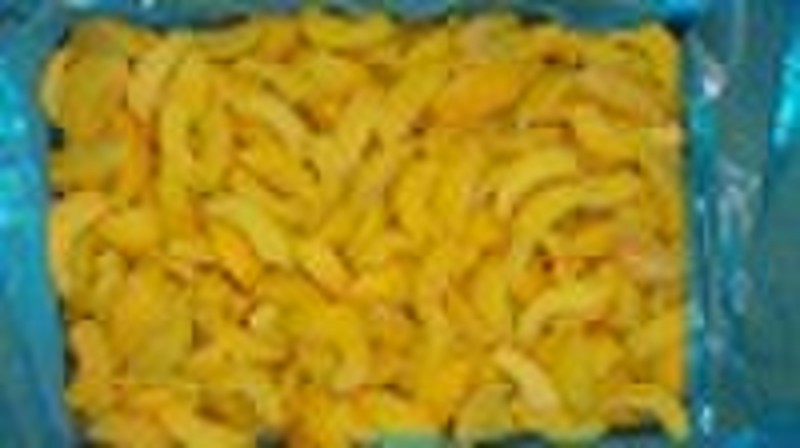 Frozen Yellow peach slices(frozen fruit)