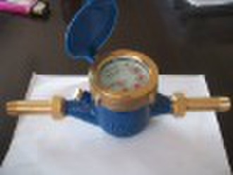 brass body fan-wheel water meter (for cold water)