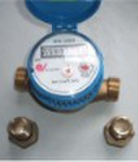 Brass body Single-jet water meter(for cold water)