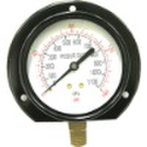 Blacl Steel pressure gauge