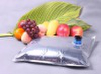 Aseptic bag for fruit concentrate