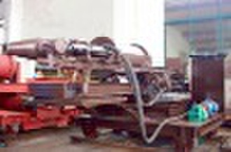 submerged arc furnace taphole-drilling/block machi