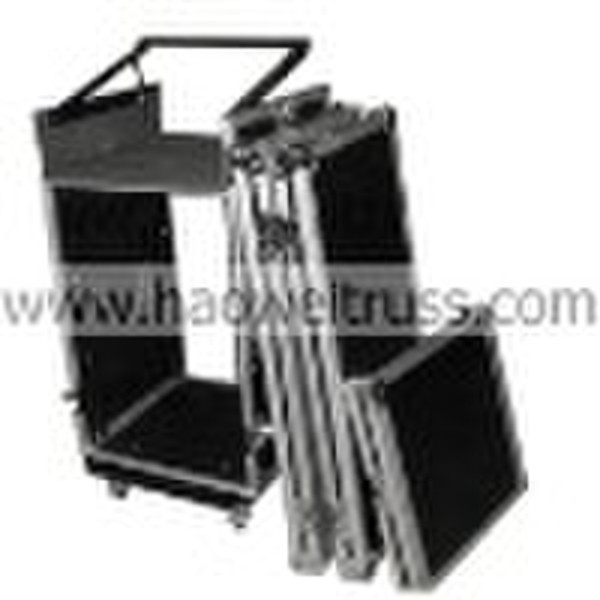 2010 Aluminum Single Rack Transport/flight case U