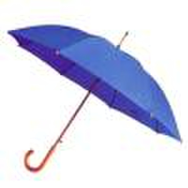 23" Auto Wooden Straight Umbrella