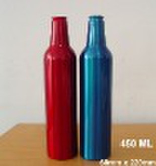 aluminum beer bottle