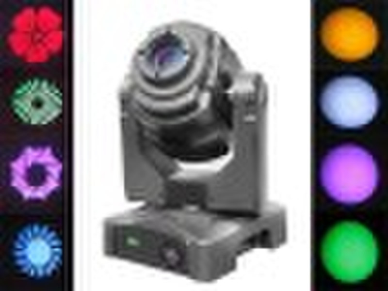 60W led moving head light with 5 facet prism