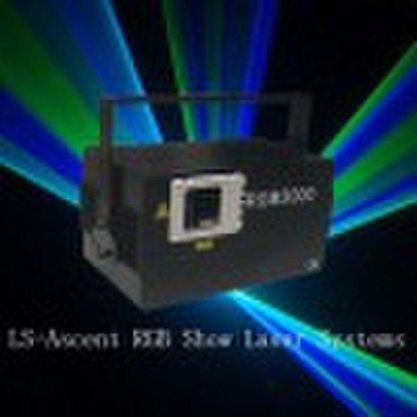 LS-Ascent 2.2W 637nm and 473nm RGB laser show syst