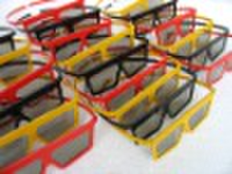 linear/ circular polarized lens 3D glasses