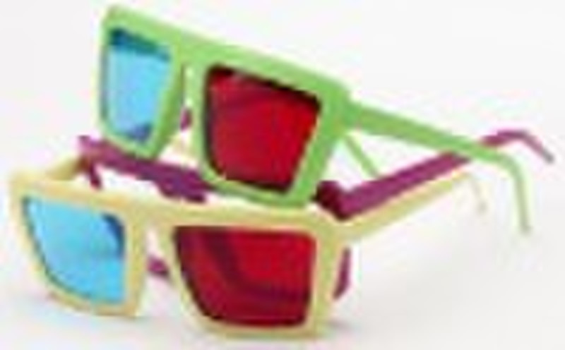 plastic frames Anaglyphic 3D glasses