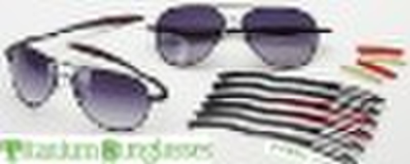 pure titanium frames sunglasses with TR90 temples