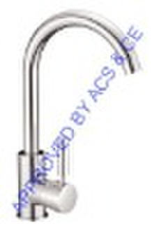 ACS approved kitchen faucet with U spout