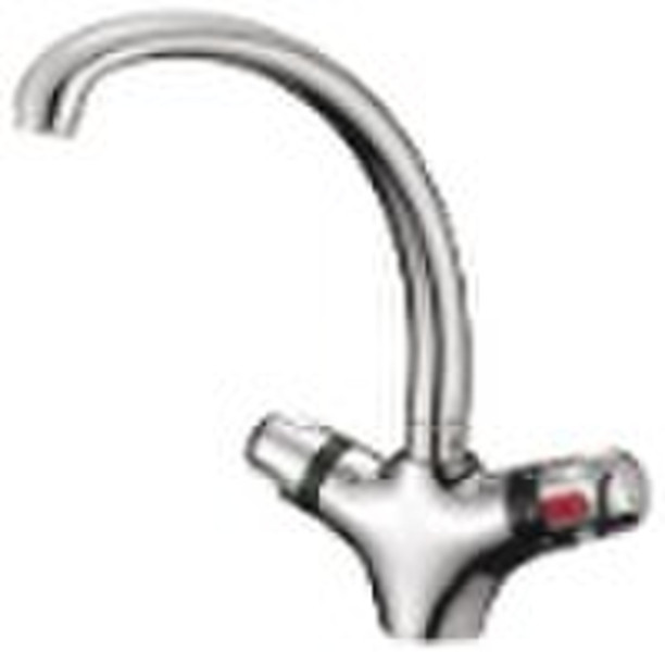 Thermostatic kitchen faucet