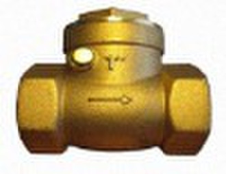 brass baffle check valve