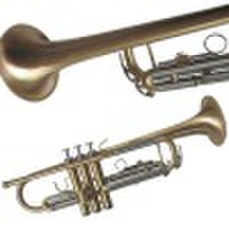 High grade satin finish Bb trumpet