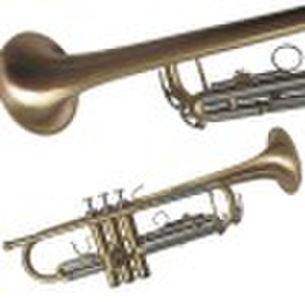 High grade satin finish Bb trumpet