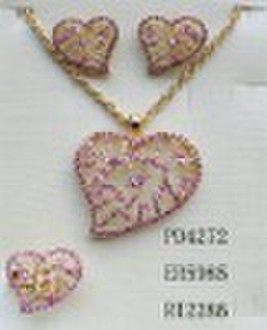 fashion jewelry sets/necklace and earring sets