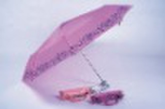 21" LADY'S 3-FOLDING UMBRELLA