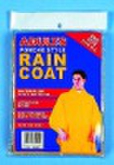 ADULT RAIN PONCHO 52"X80"