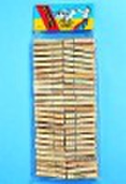 100PC HOLZ CLOTHESPINS 70X9X13MM