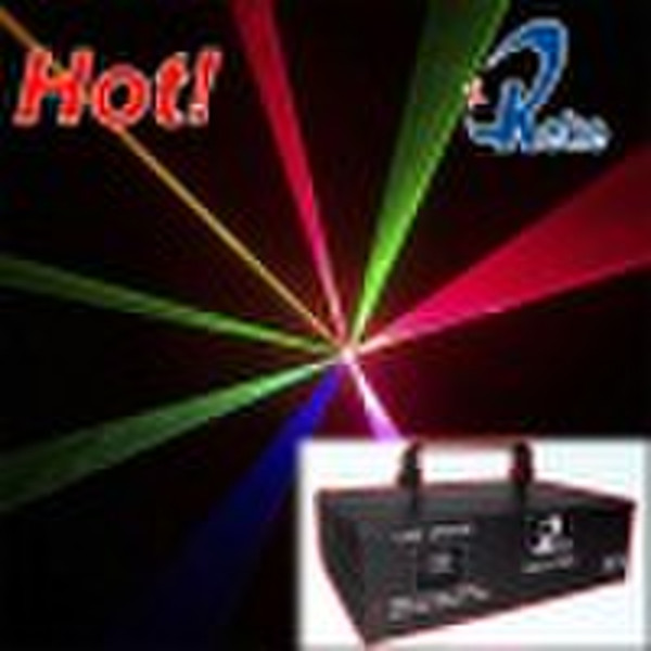 RGB full color laser light show system
