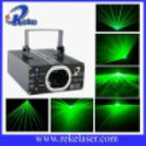 30мВт зеленый луч лазерного луча DJ проектор