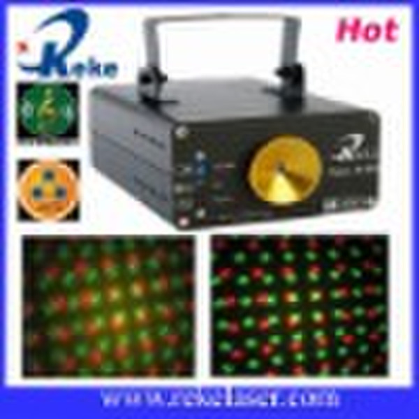 red and green firefly twinkling laser show system